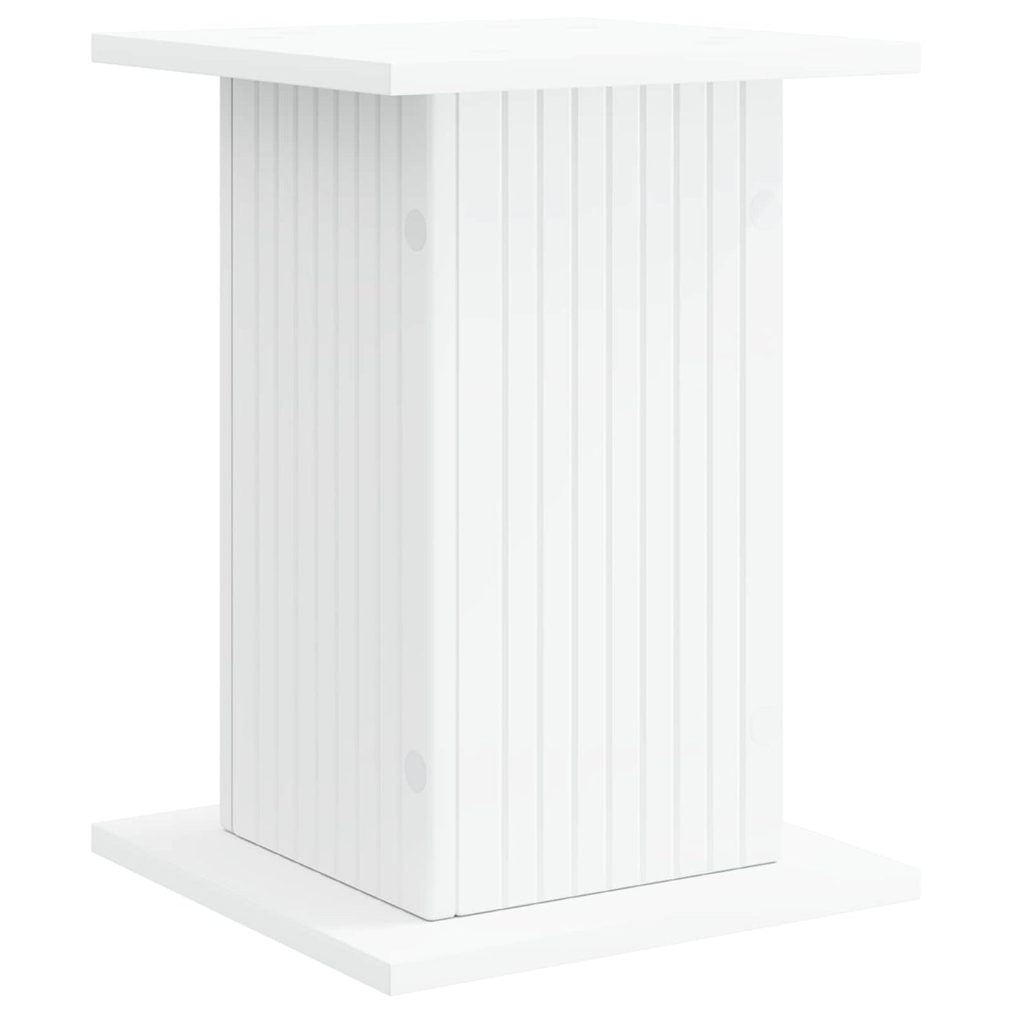 Augalų stovas 2 pcs Balta 30,5 x 30 x 43 cm Apdirbta mediena