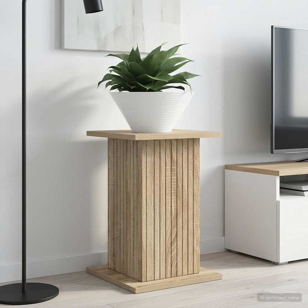 Augalų stovas 2 pcs Sonoma ąžuolas 30,5 x 30 x 43 cm