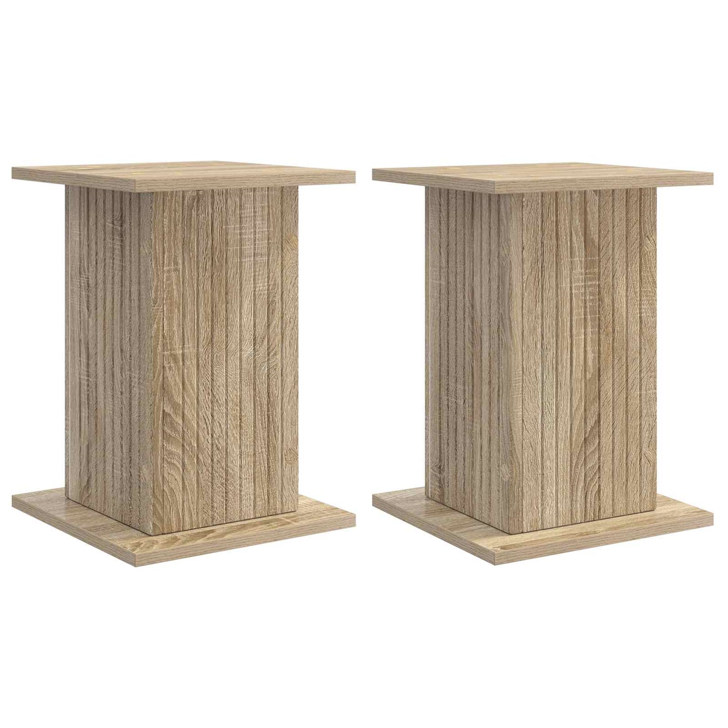 Augalų stovas 2 pcs Sonoma ąžuolas 30,5 x 30 x 43 cm
