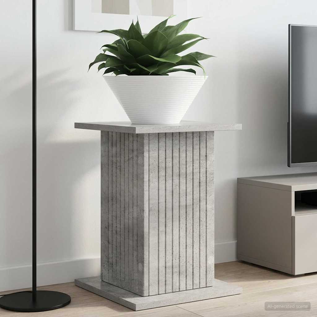 Augalų stovas 2 pcs Betono pilka 30,5 x 30 x 43 cm