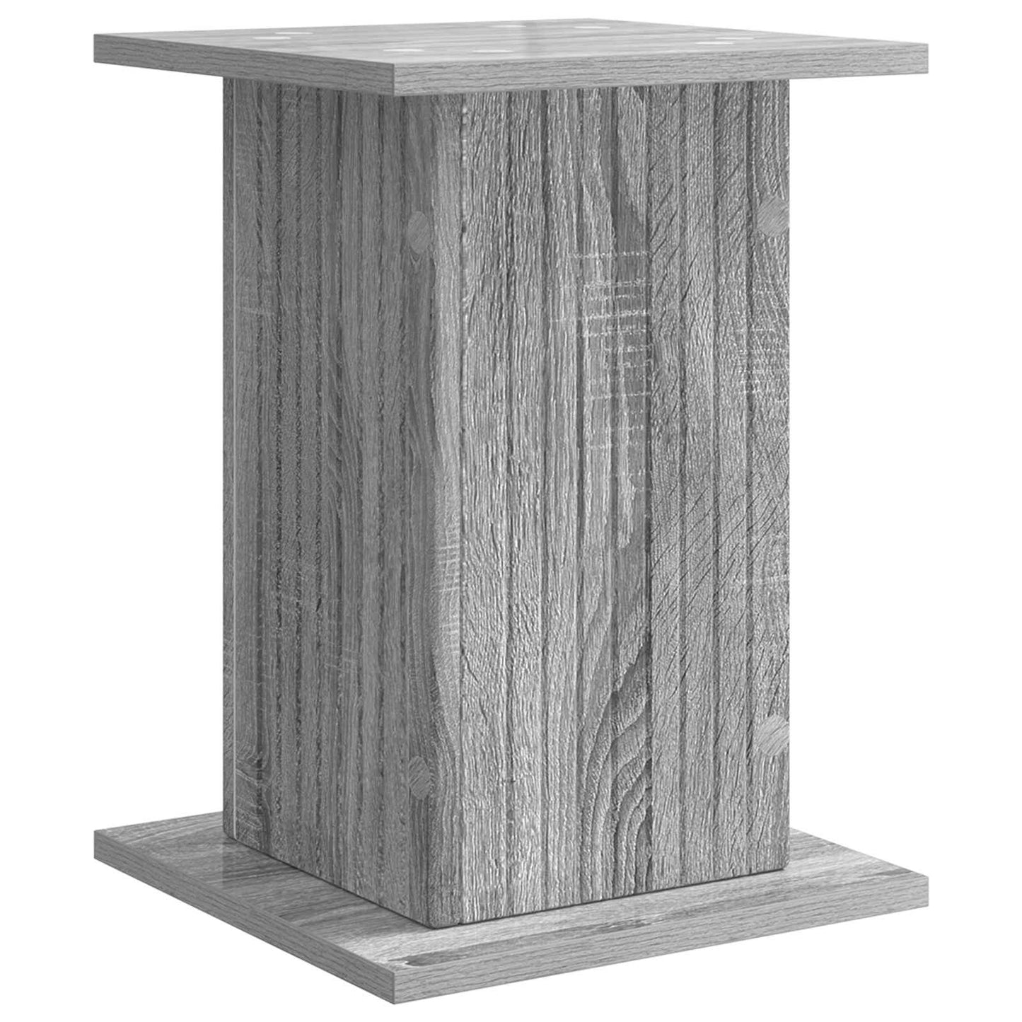 Augalų stovas 2 pcs Pilka sonoma ąžuolo 30,5 x 30 x 43 cm