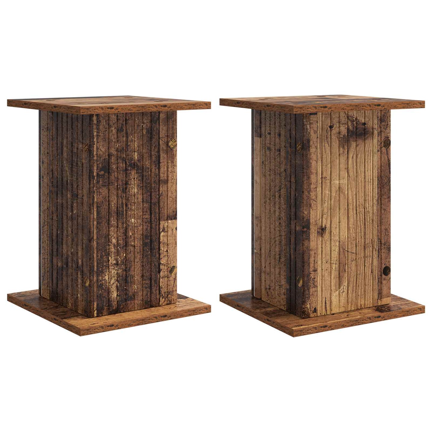 Augalų stovas 2 pcs Sendintos medienos 30,5 x 30 x 43 cm