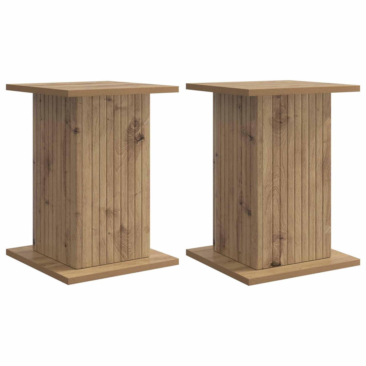 Augalų stovas 2 pcs Artisano ąžuolo 30,5 x 30 x 43 cm