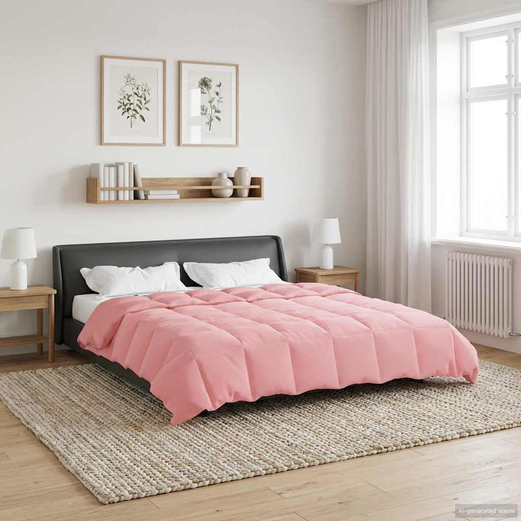 Žiemos antklodė Tikštas Rožinė 240 x 260 cm Mikropluoštas