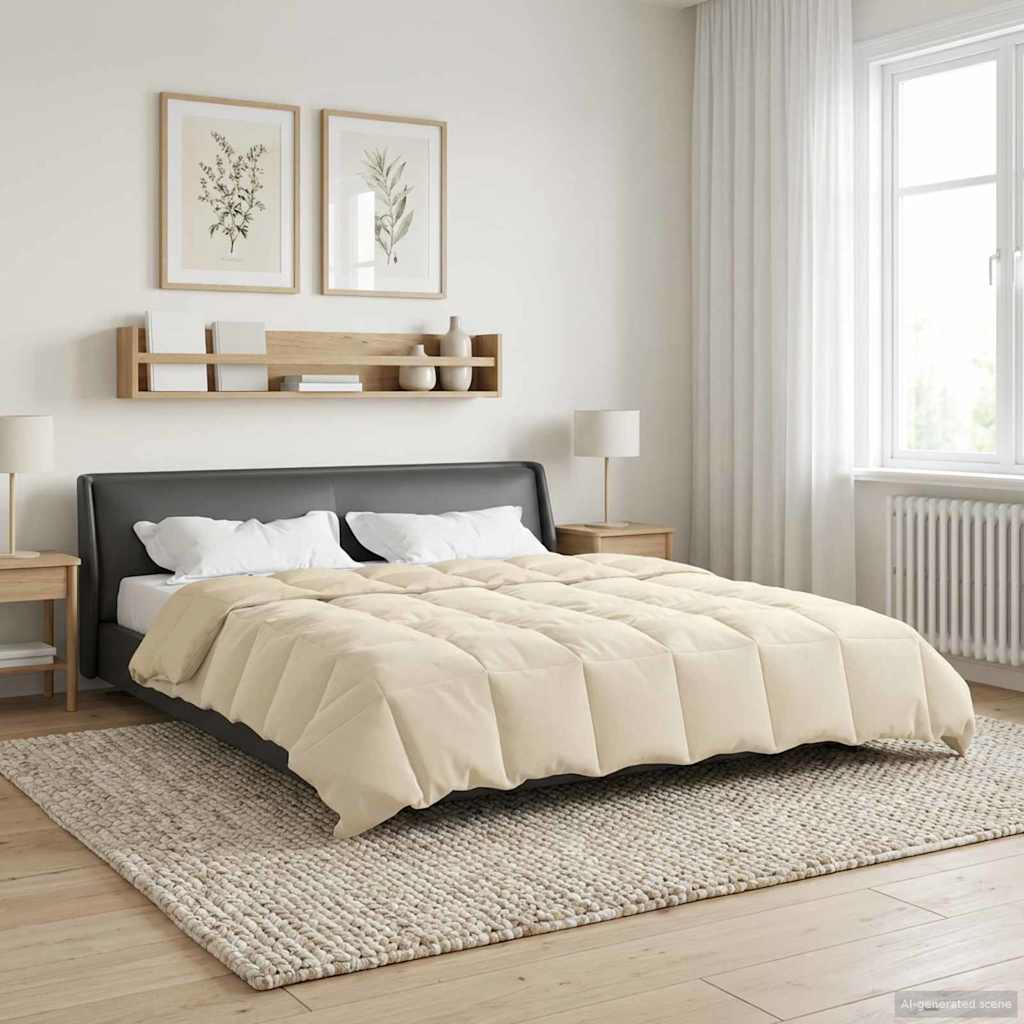 Žiemos antklodė Tikštas Kreminė 200 x 220 cm Mikropluoštas
