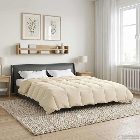 Žiemos antklodė Tikštas Kreminė 200 x 220 cm Mikropluoštas