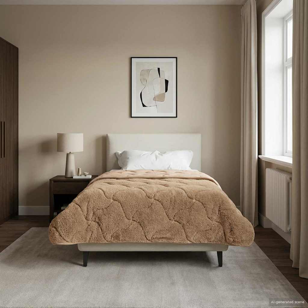 Vasaros antklodė Tikštas Taupe 140 x 220 cm