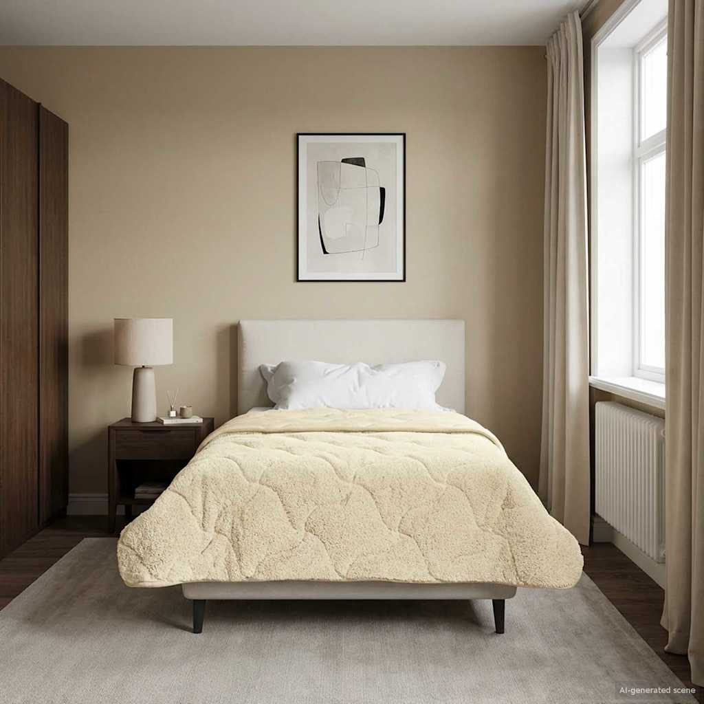 Vasaros antklodė Tikštas Kreminė 155 x 220 cm