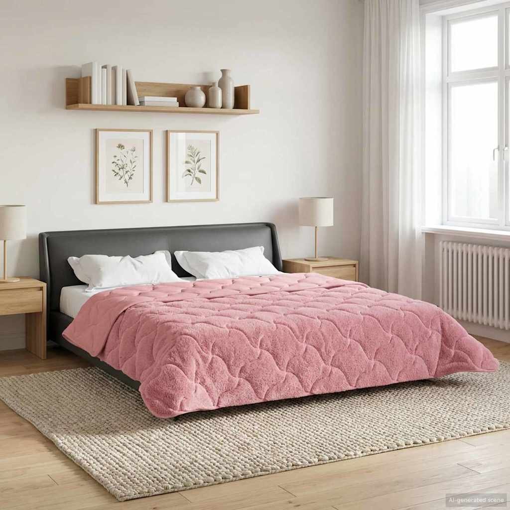 Žiemos antklodė Tikštas Rožinė 240 x 260 cm