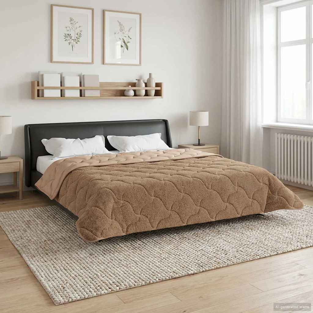 Žiemos antklodė Tikštas Taupe 200 x 240 cm