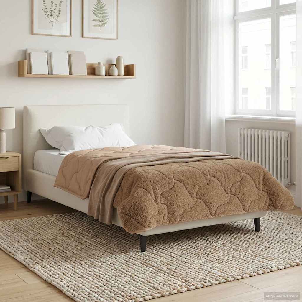 Žiemos antklodė Tikštas Taupe 155 x 220 cm