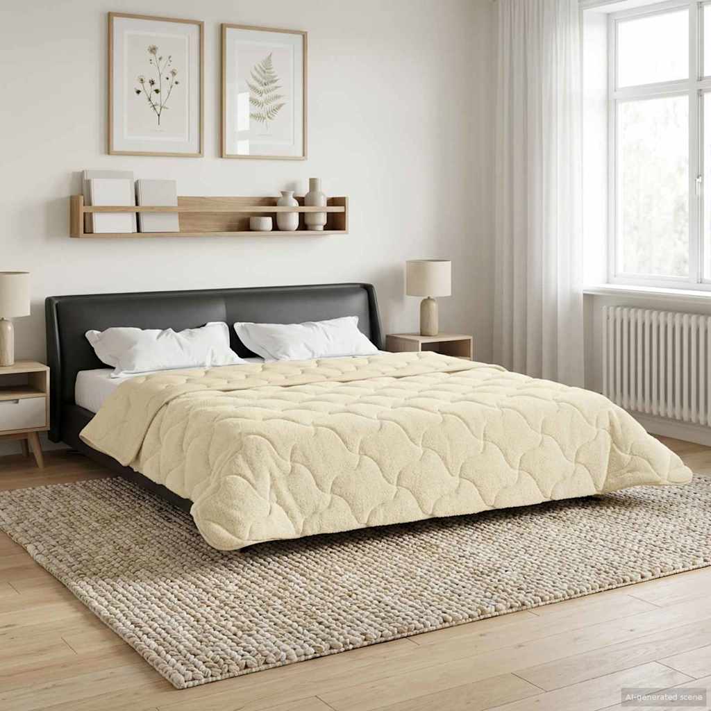 Žiemos antklodė Tikštas Kreminė 240 x 260 cm