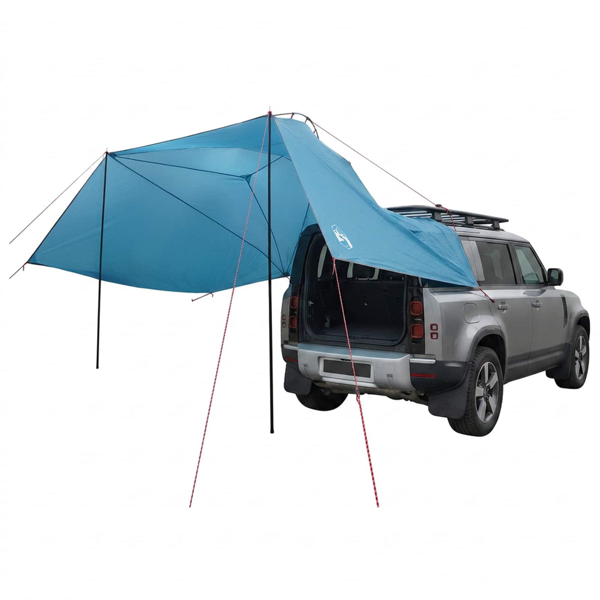 Automobilių palapinė Mėlyna 350 x 250 cm Poliesteris ir plienas
