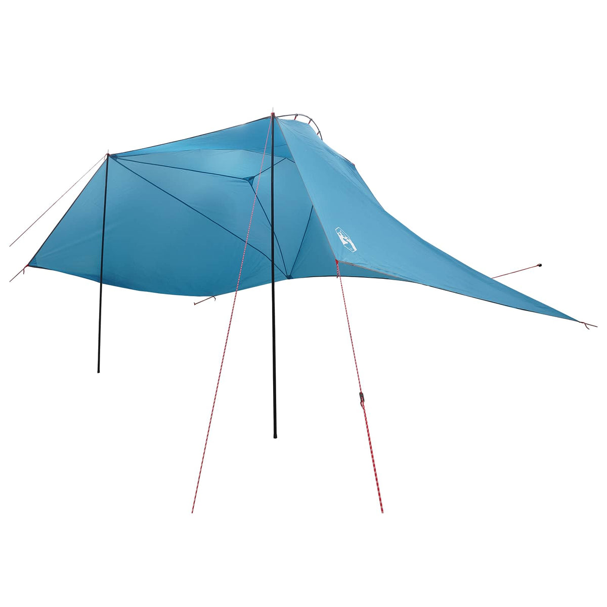 Automobilių palapinė Mėlyna 350 x 250 cm Poliesteris ir plienas