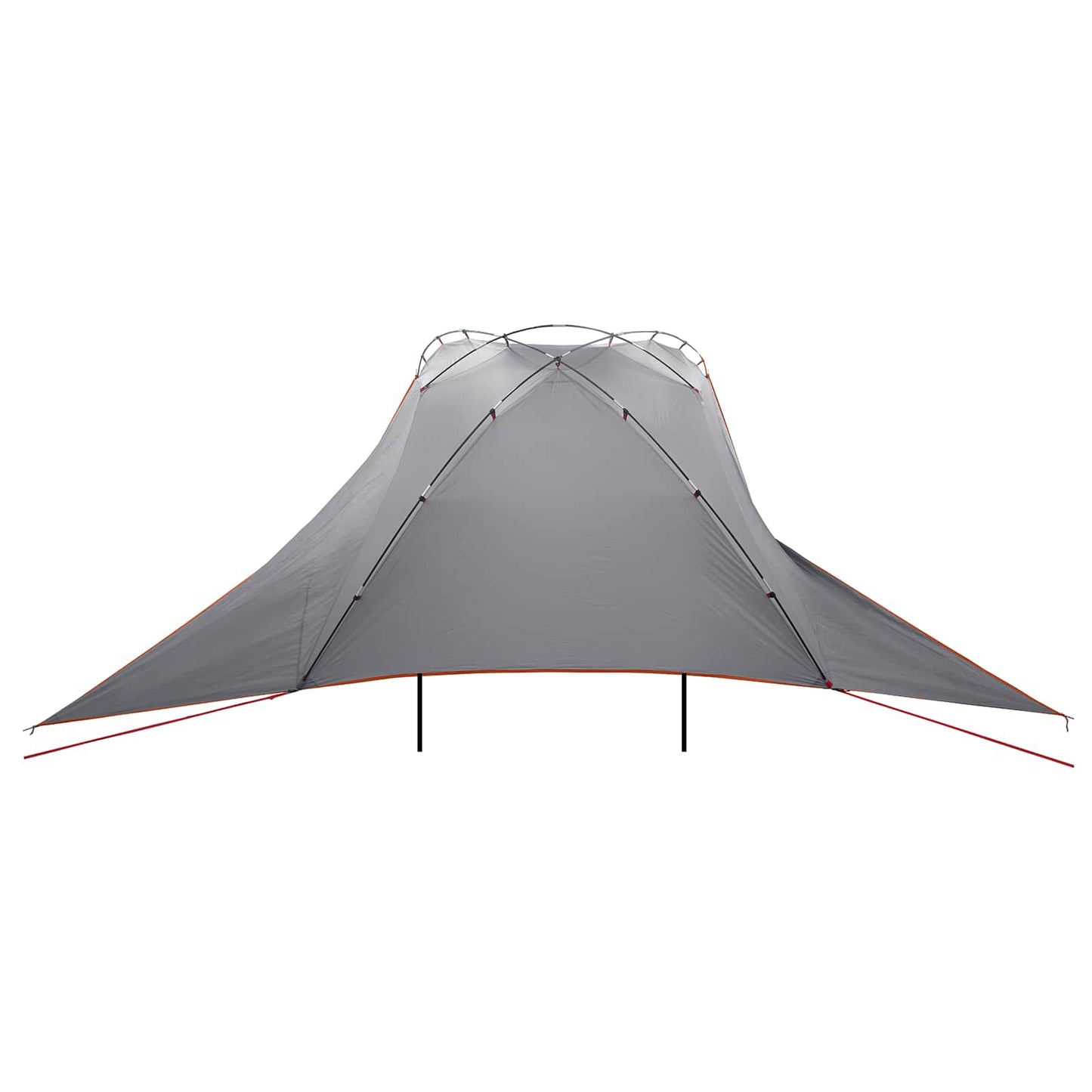 Automobilių palapinė su stogu Pilka ir oranžinė 350 x 250 cm