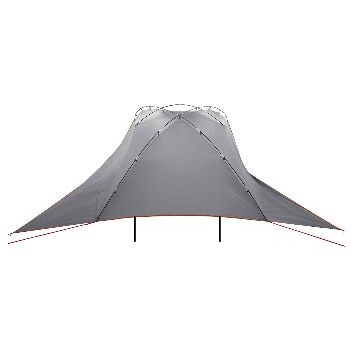 Automobilių palapinė su stogu Pilka ir oranžinė 350 x 250 cm
