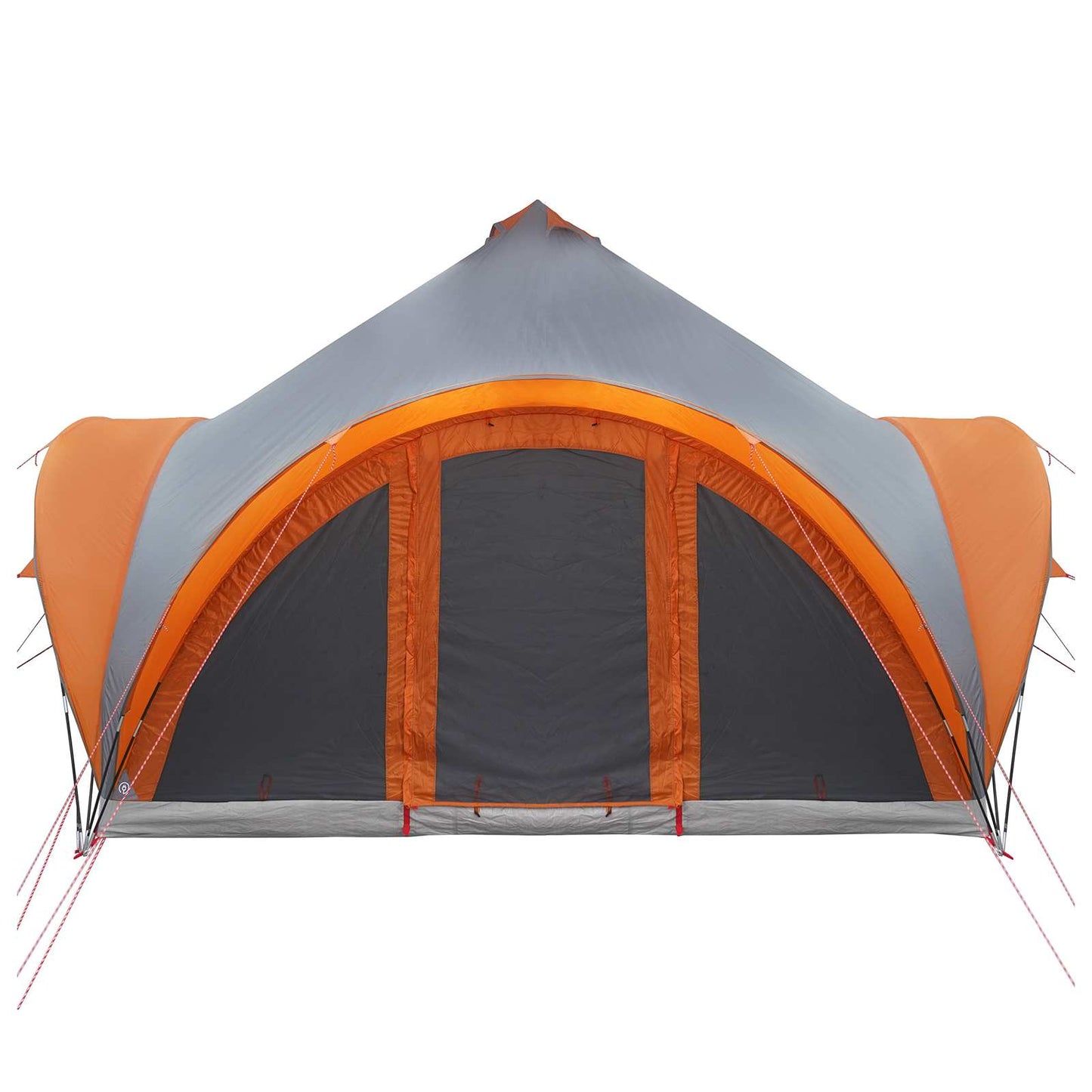 Tipi palapinė su stogu Pilka ir oranžinė 6 asmenims