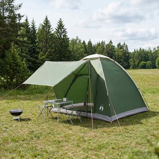 Kempingo palapinė Žalia 2 asmenims Poliesteris ir plienas