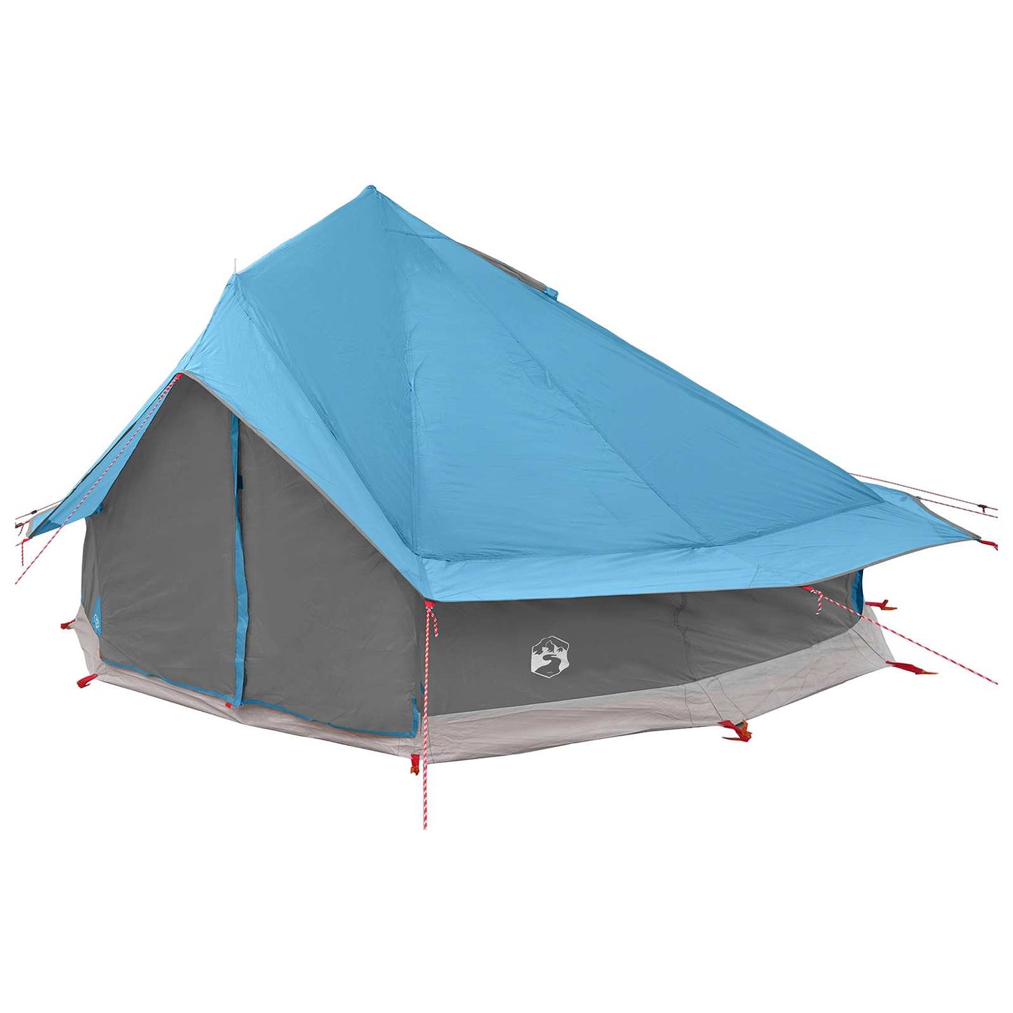 Tipi palapinė Mėlyna 700 x 700 x 395 cm Poliesteris ir plienas