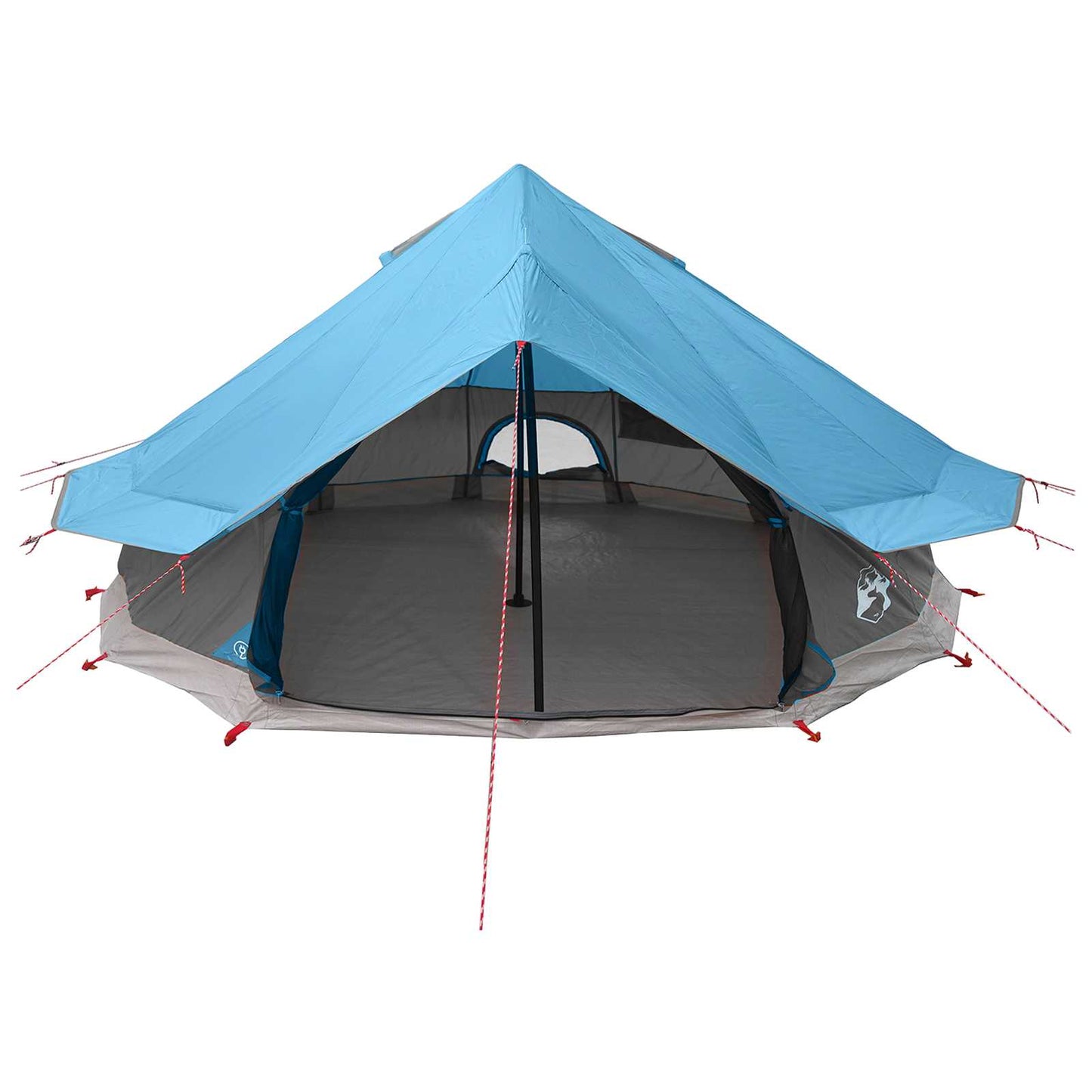 Tipi palapinė Mėlyna 700 x 700 x 395 cm Poliesteris ir plienas