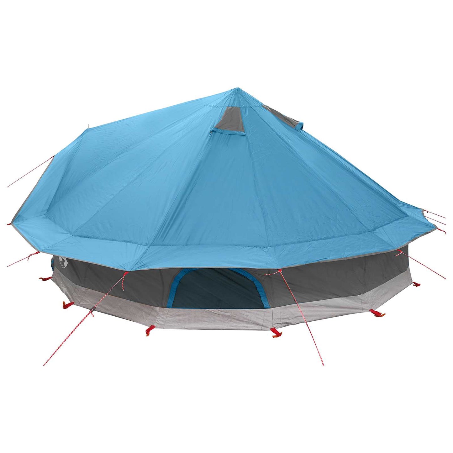 Tipi palapinė Mėlyna 700 x 700 x 395 cm Poliesteris ir plienas