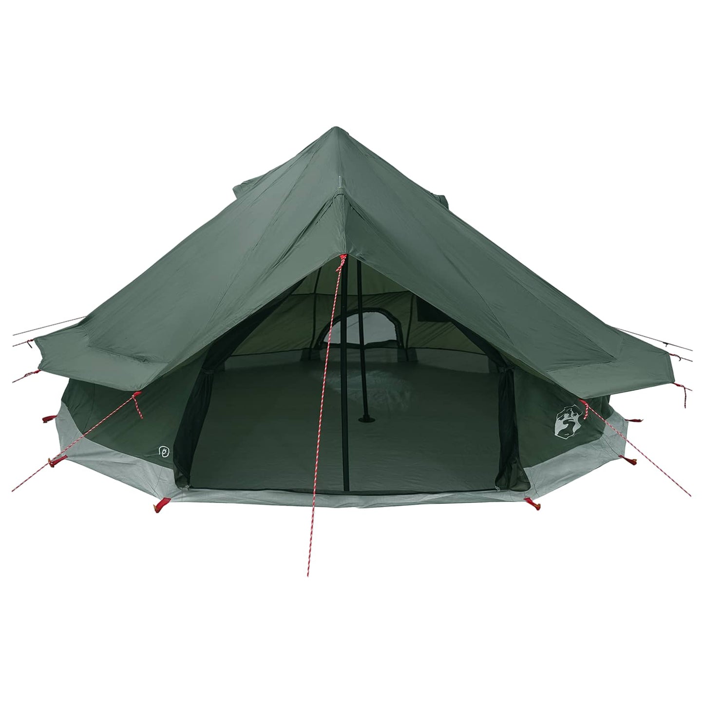 Tipi palapinė su stogu Armijos Žalia 700 x 700 x 395 cm