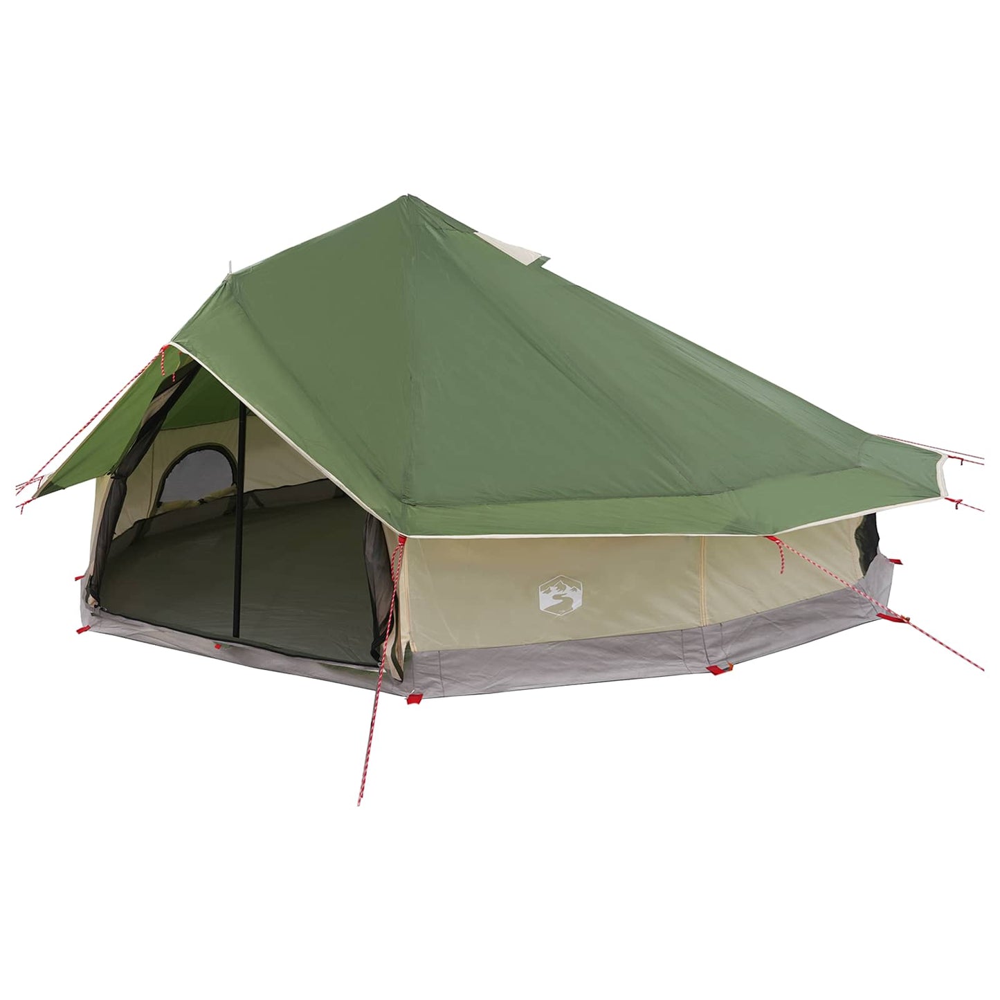 Tipi palapinė Žalia 800 x 800 x 430 cm Poliesteris ir plienas