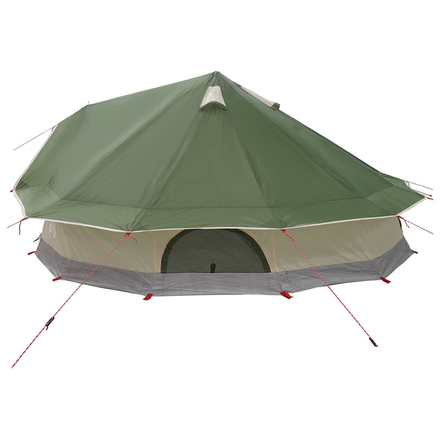 Tipi palapinė Žalia 800 x 800 x 430 cm Poliesteris ir plienas