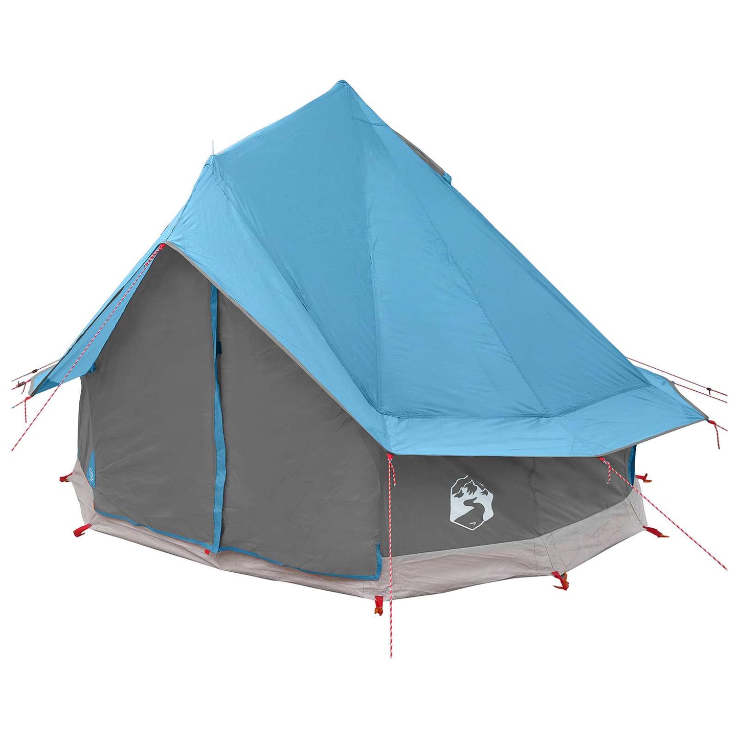 Tipi palapinė Mėlyna 250 x 250 cm Poliesteris ir plienas