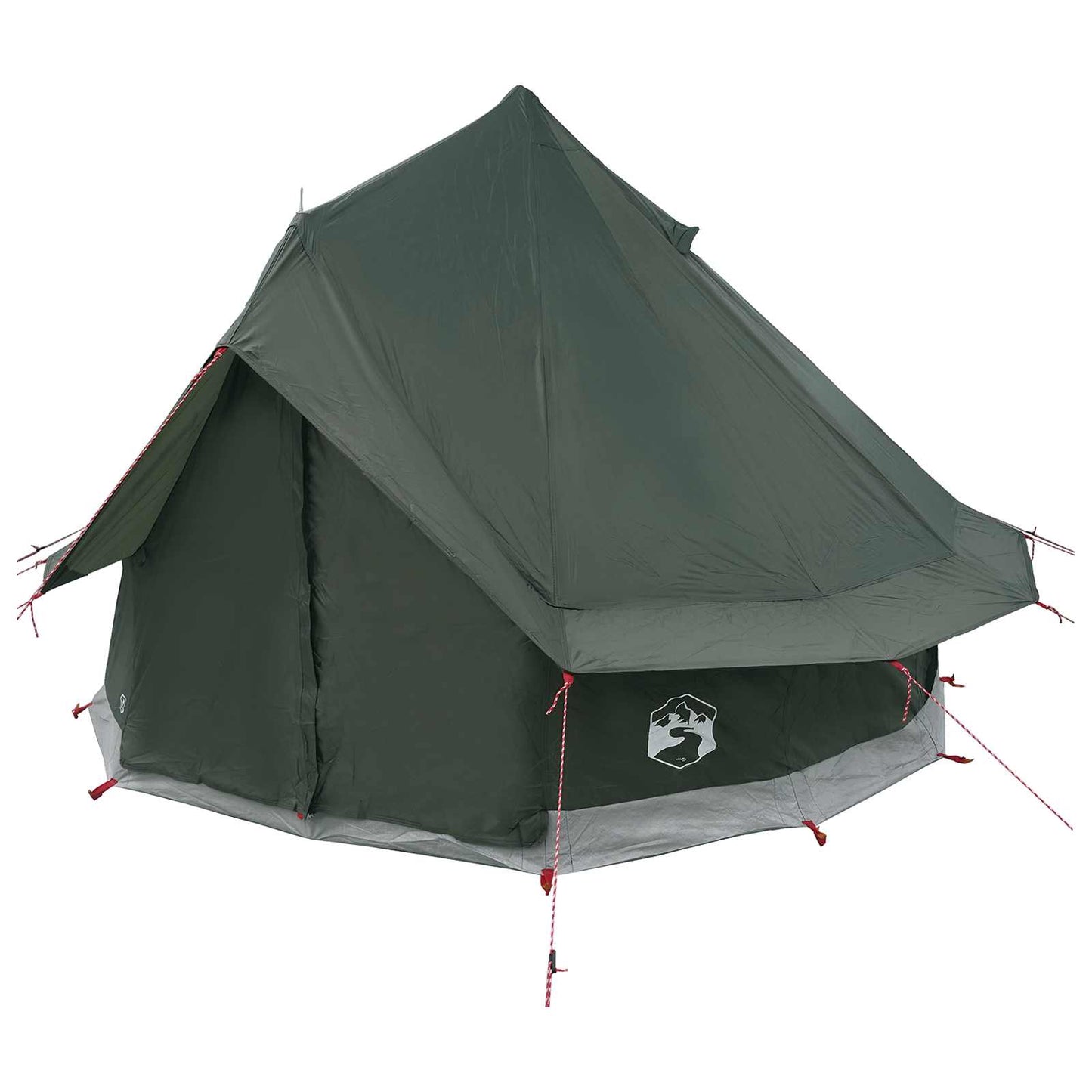 Tipi palapinė Armijos Žalia 250 x 250 cm Poliesteris ir plienas