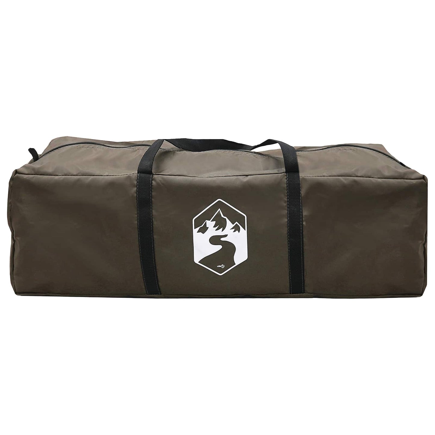 Tipi palapinė Ruda Pilka 250 x 250 cm Poliesteris ir plienas