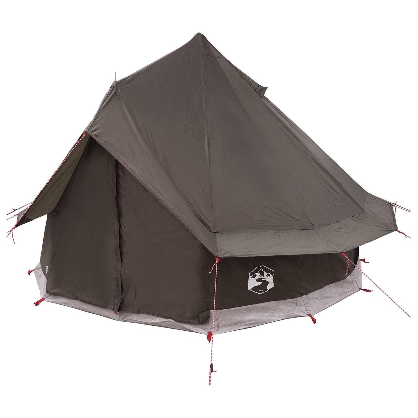 Tipi palapinė Ruda Pilka 250 x 250 cm Poliesteris ir plienas