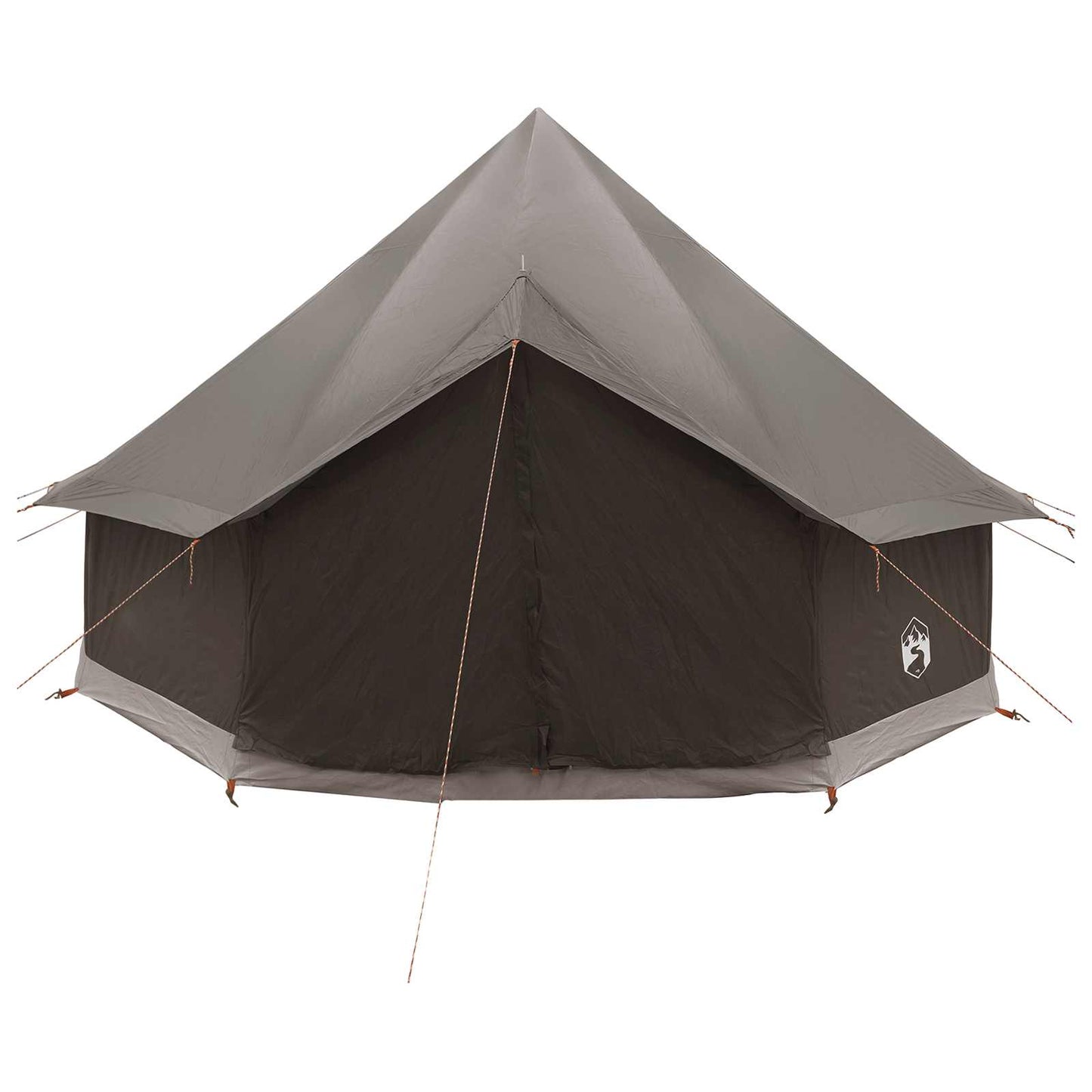 Tipi palapinė su stogu Ruda Pilka 300 x 300 x 200 cm