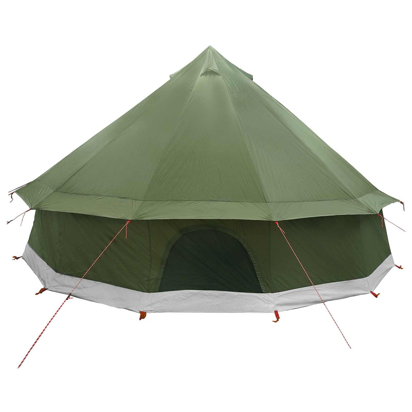 Tipi palapinė su stogu Alyvuogių žalia 400 x 400 x 250 cm