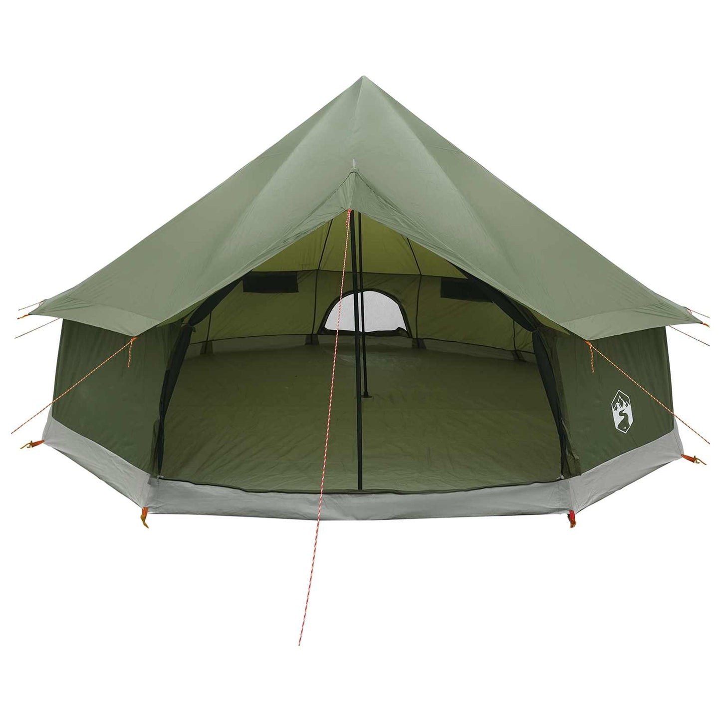 Tipi palapinė su stogu Alyvuogių žalia 400 x 400 x 250 cm