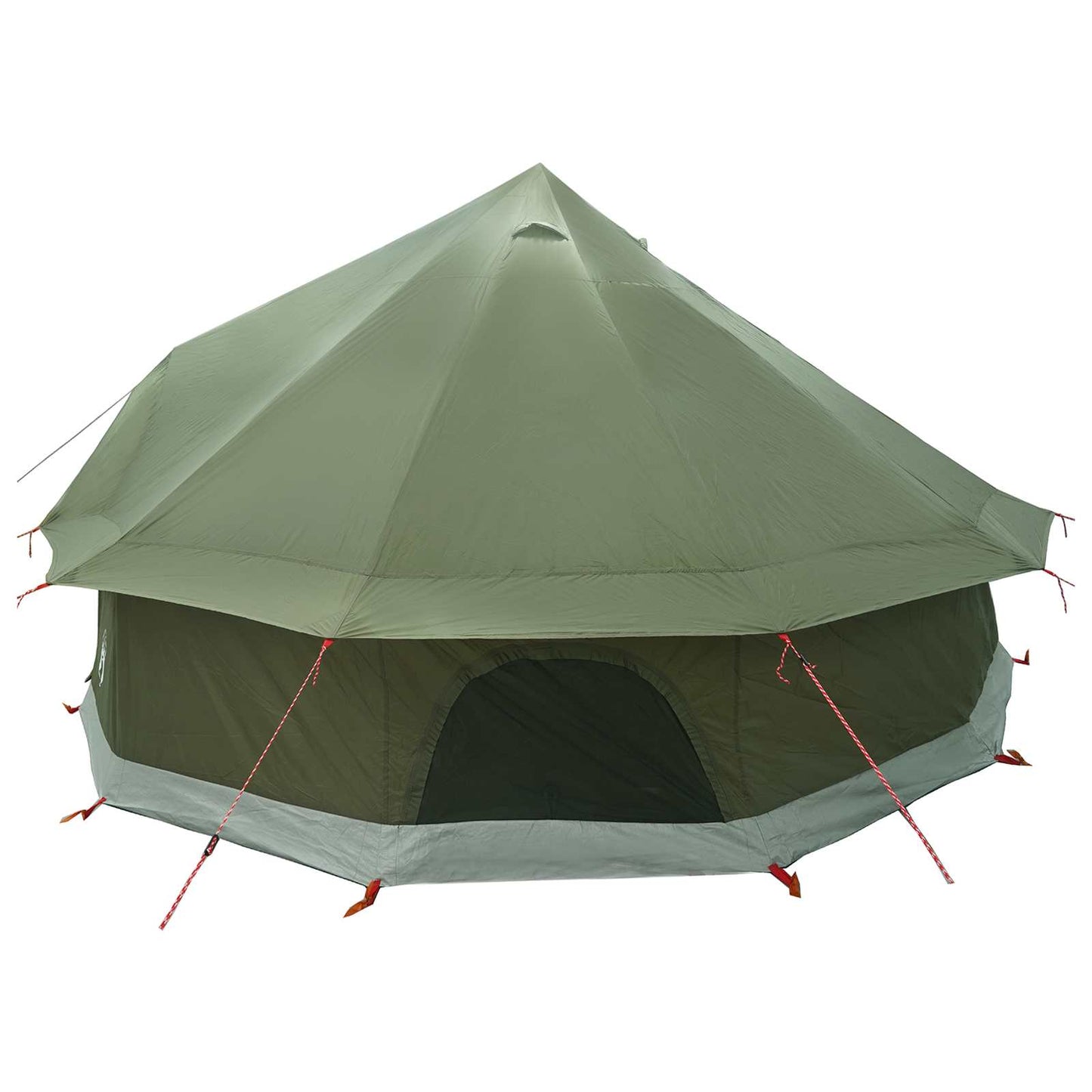 Tipi palapinė su stogu Alyvuogių žalia 400 x 400 x 250 cm