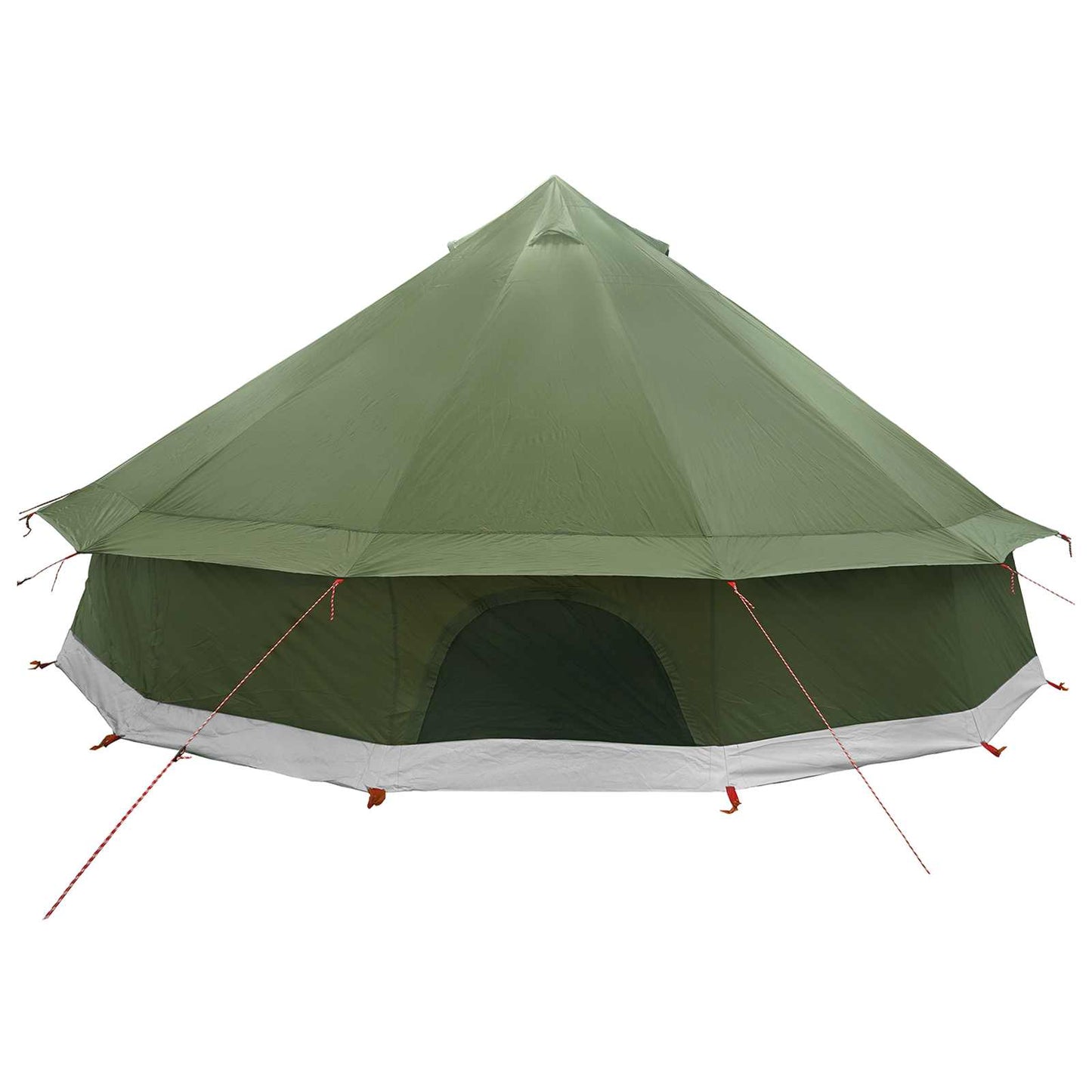 Tipi palapinė su stogu Alyvuogių žalia 600 x 600 x 350 cm