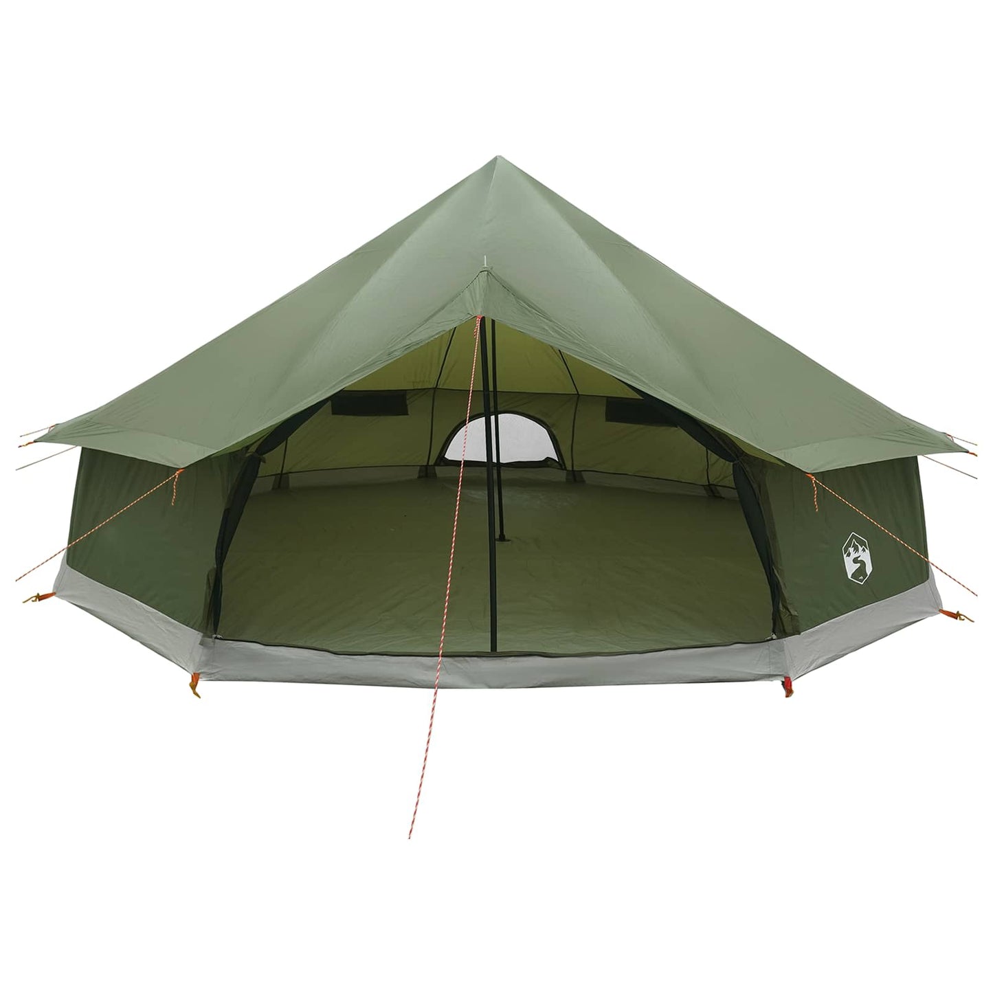Tipi palapinė su stogu Alyvuogių žalia 600 x 600 x 350 cm