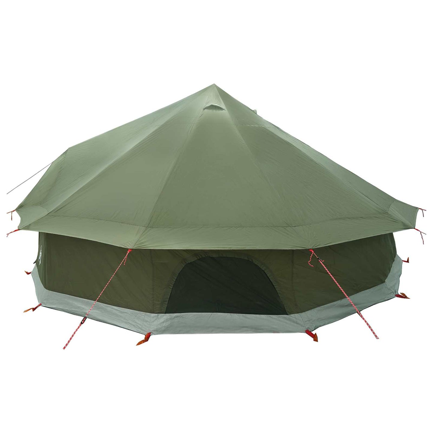 Tipi palapinė su stogu Alyvuogių žalia 600 x 600 x 350 cm