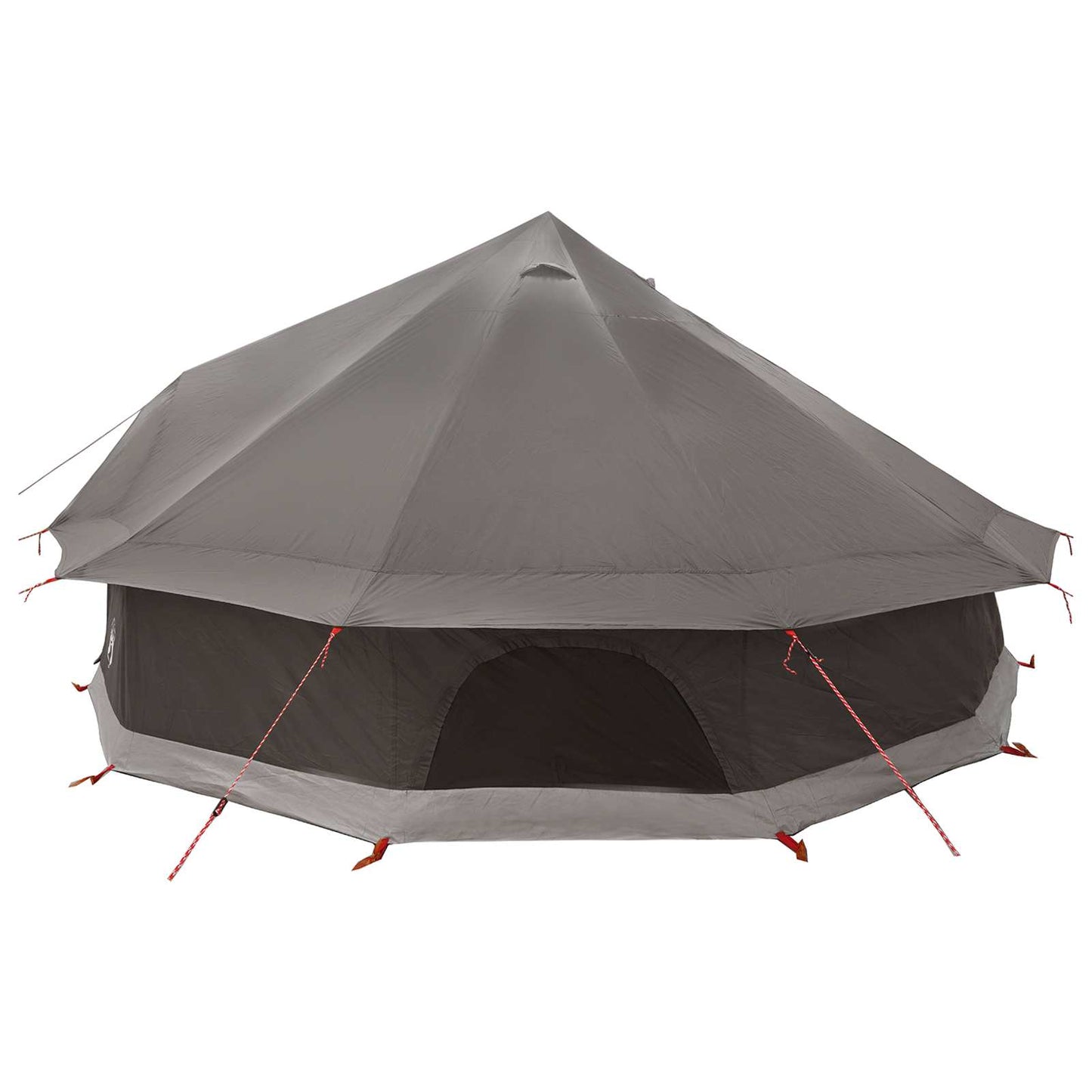 Tipi palapinė su stogu Ruda Pilka 600 x 600 x 350 cm