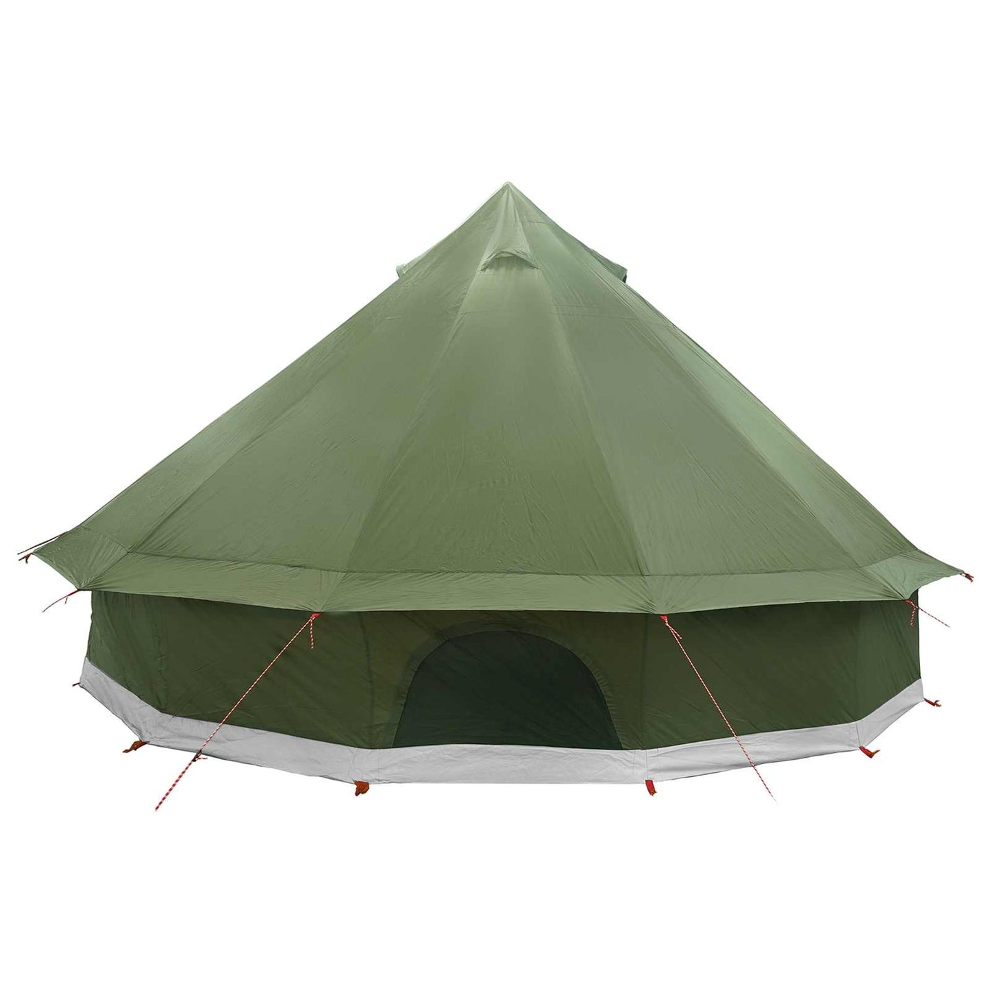 Tipi palapinė su stogu Alyvuogių žalia 500 x 500 x 300 cm