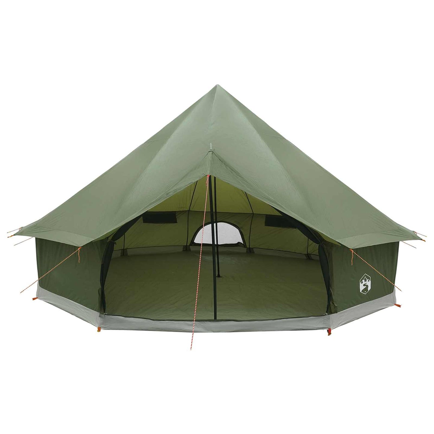Tipi palapinė su stogu Alyvuogių žalia 500 x 500 x 300 cm