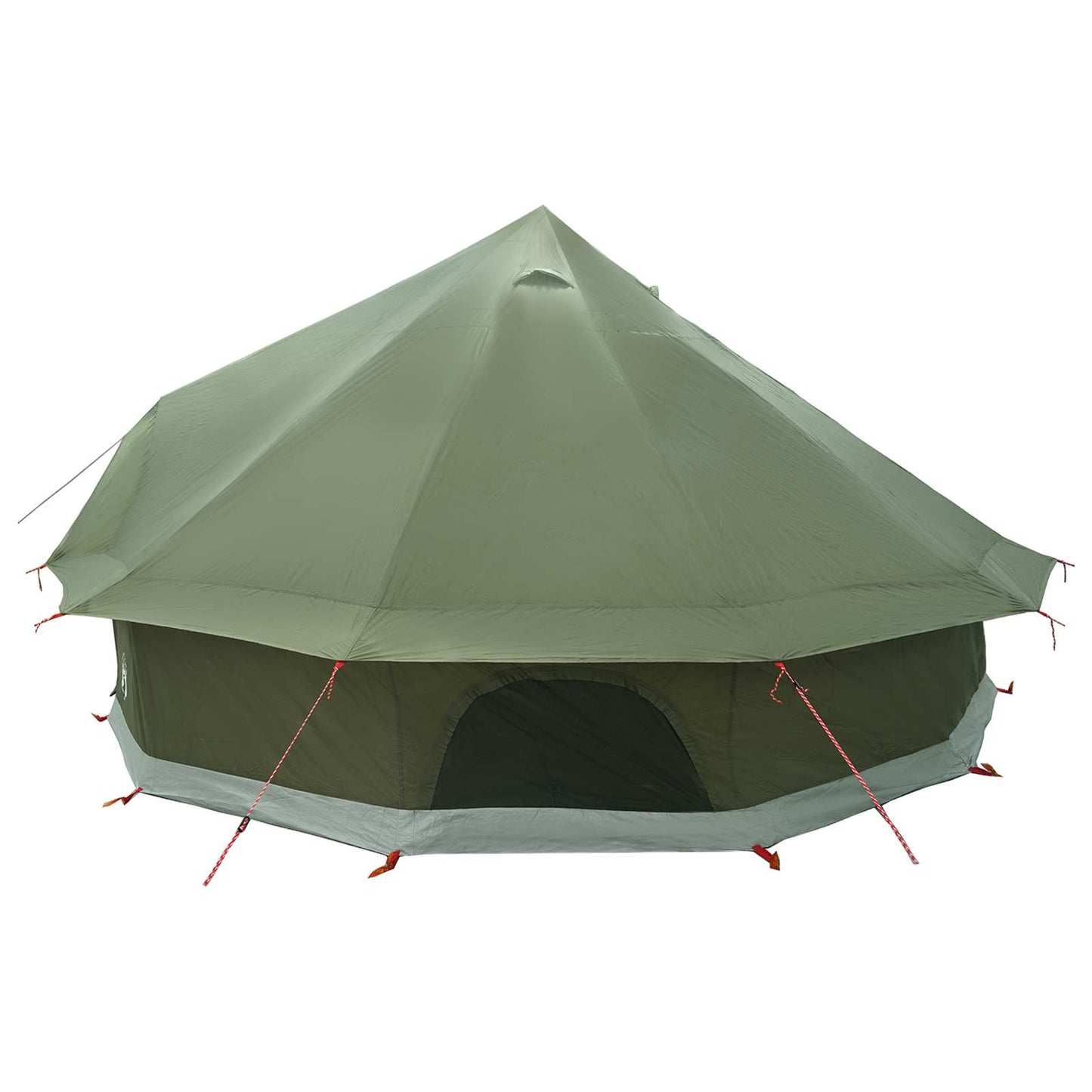 Tipi palapinė su stogu Alyvuogių žalia 500 x 500 x 300 cm
