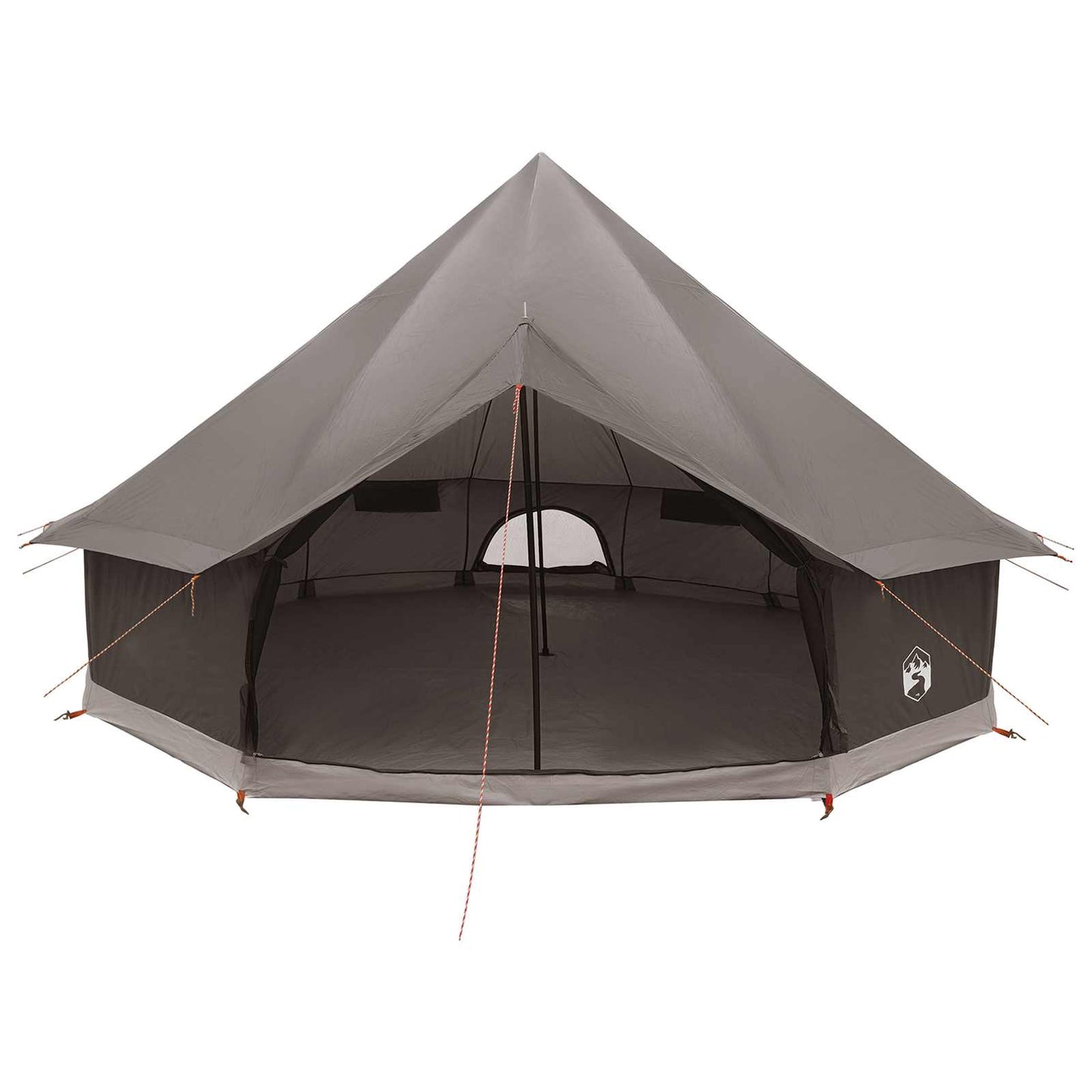 Tipi palapinė su stogu Ruda Pilka 500 x 500 x 300 cm