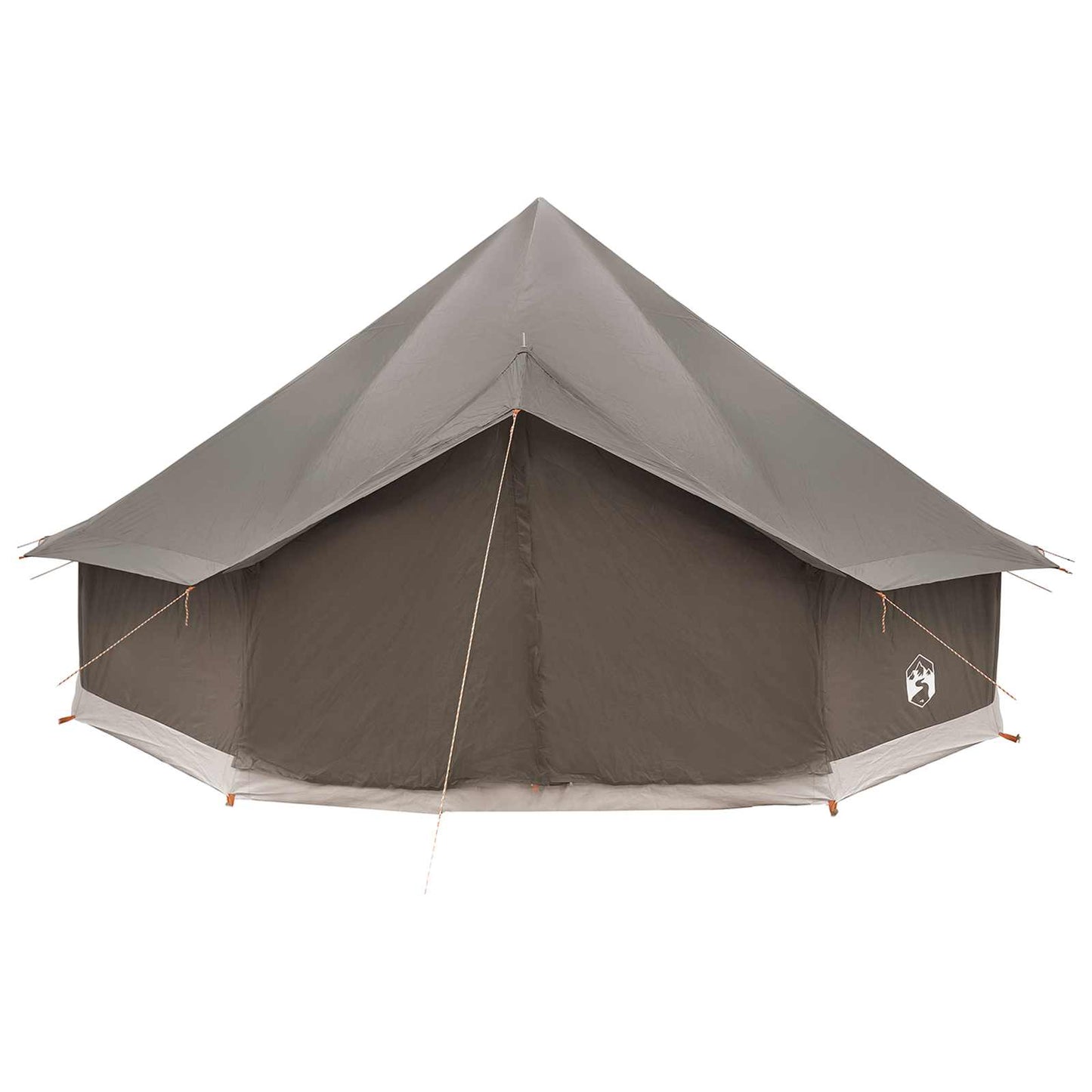 Tipi palapinė su stogu Ruda Pilka 500 x 500 x 300 cm