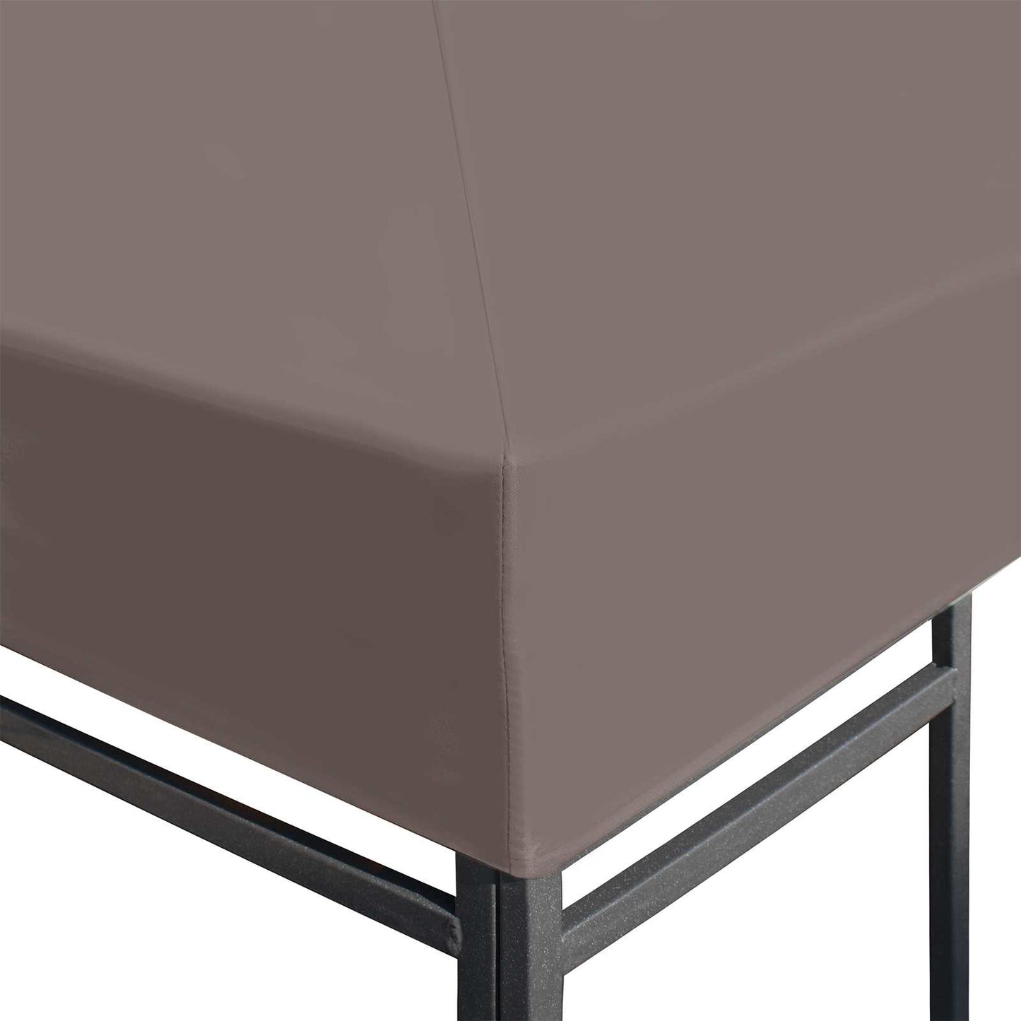 Paviljono uždanga Taupe 300 x 300 cm Poliesteris ir plienas