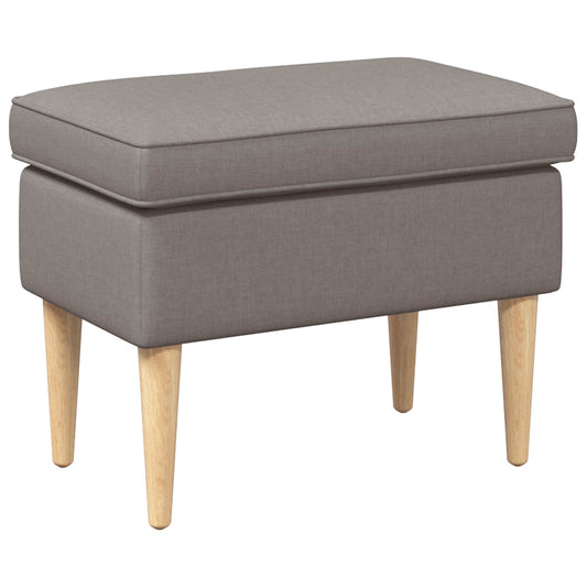 Pėdų staliukas Taupe 55 x 35 x 41 cm Poliesteris