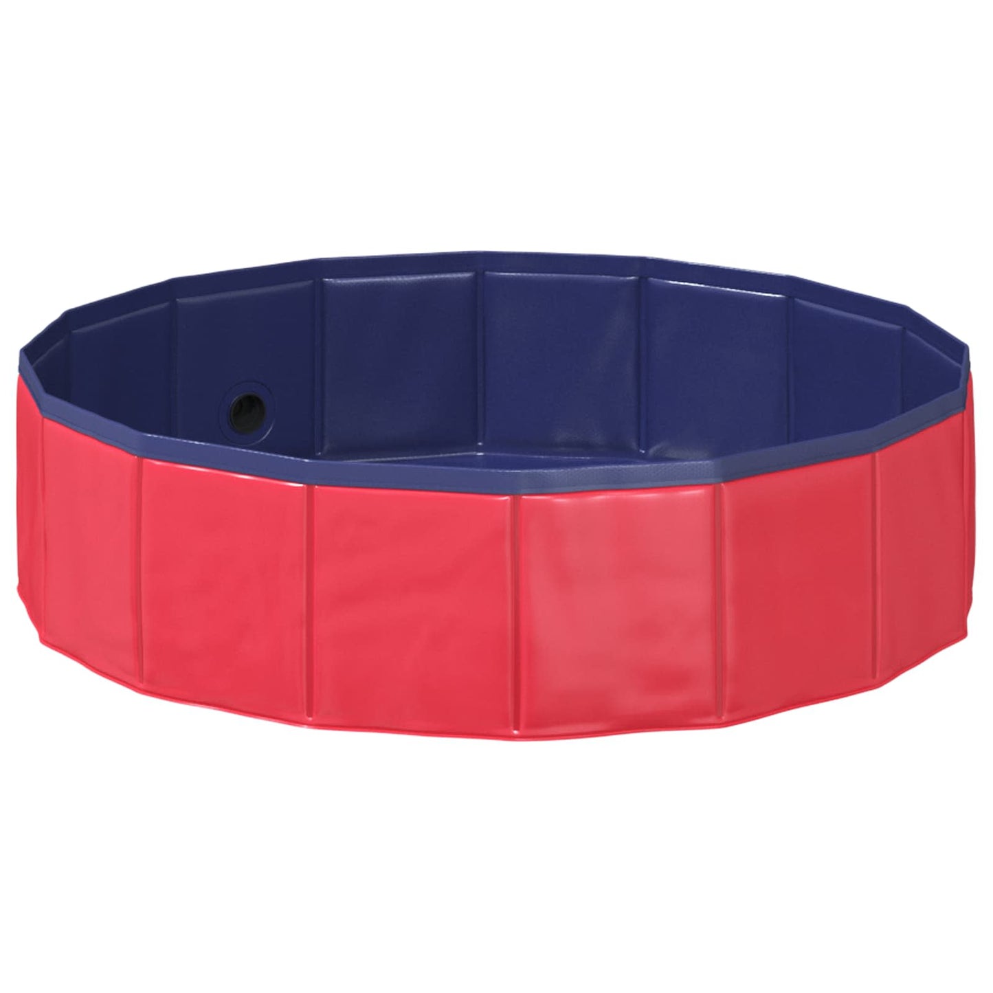 Sulankstoma šunų plaukimo baseinas Raudona 80 x 80 x 20 cm PVC