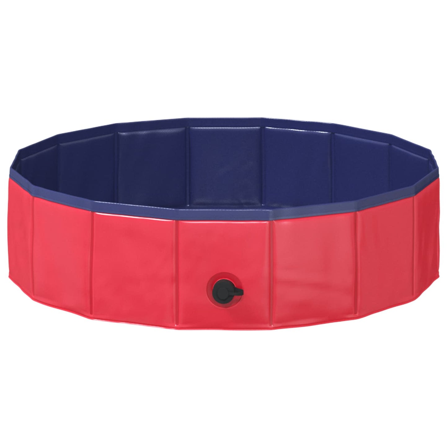 Sulankstoma šunų plaukimo baseinas Raudona 80 x 80 x 20 cm PVC
