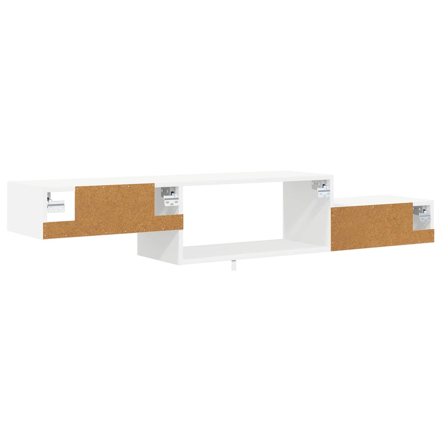 Sieninis televizoriaus stovas Sieninis Balta 150 x 28 x 26 cm